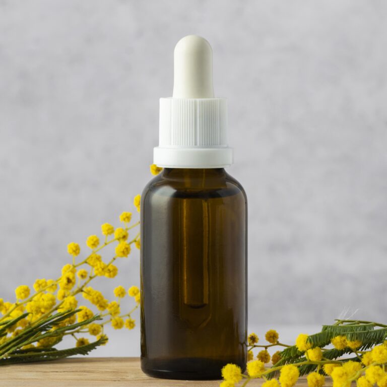 Serum en botella con manzanilla rayun
